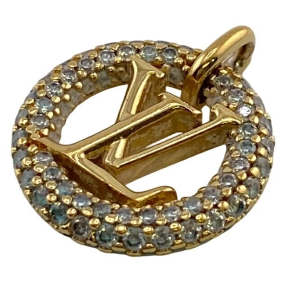 Louis Vuitton Collier Louise By Night pendant Necklace w pouch
